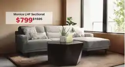 Dot Furniture Monica LHF Sectional offer