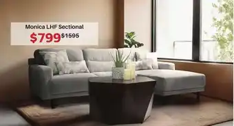 Dot Furniture Monica LHF Sectional offer