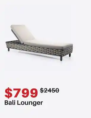 Dot Furniture Bali Lounger offer