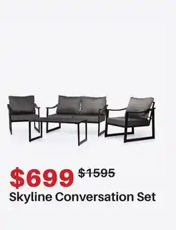Dot Furniture Skyline Conversation Set offer