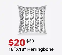 Dot Furniture 18X18 Herringbone offer