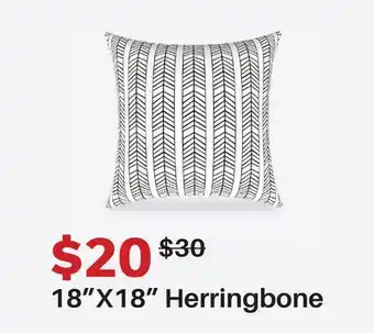 Dot Furniture 18X18 Herringbone offer