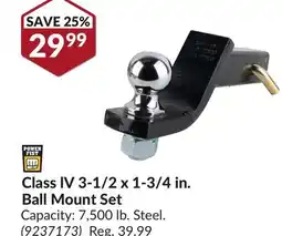 Princess Auto Class IV 3-1/2x1-3/4 in. Ball Mount Set offer