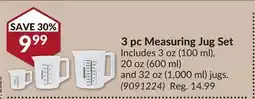 Princess Auto 3 pc Measuring Jug Set offer