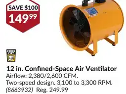 Princess Auto 12 in. Confined-Space Air Ventilator offer