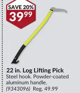 Princess Auto 22 in. Log Lifting Pick offer