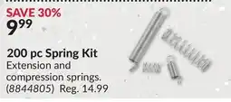 Princess Auto 200 pc Spring Kit offer