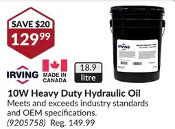 Princess Auto 10 W Heavy Duty Hydraulic Oil offer