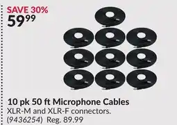 Princess Auto 10 pk 50 ft Microphone Cables offer