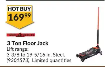 Princess Auto 3 Ton Floor Jack offer