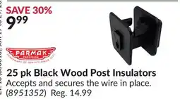 Princess Auto 25pk Black Wood Post Insulators offer