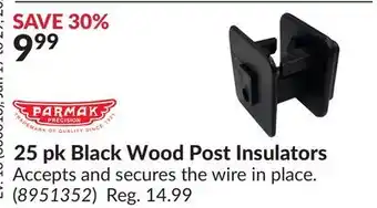 Princess Auto 25pk Black Wood Post Insulators offer