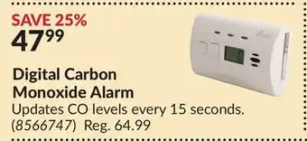 Princess Auto Digital Carbon Monoxide Alarm offer