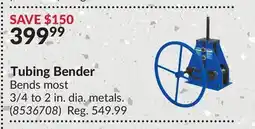 Princess Auto Tubing Bender offer