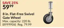 Princess Auto 8 in. Flat-Free Swivel Gate Wheel offer