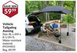Princess Auto Vehicle Tailgating Awning offer