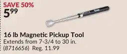 Princess Auto 16 lb Magnetic Pickup Tool offer