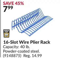 Princess Auto 16-Slot Wire Plier Rack offer