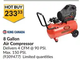 Princess Auto 8 Gallon Air Compressor offer