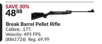 Princess Auto Break Barrel Pellet Rifle offer