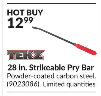 Princess Auto 28 in. Strikeable Pry Bar offer