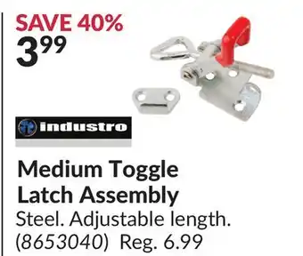 Princess Auto Medium Toggle Latch Assembly offer