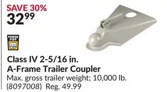 Princess Auto Class IV 2-5/16 in. A-Frame Trailer Coupler offer