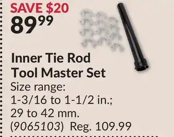 Princess Auto Inner Tie Rod Tool Master Set offer