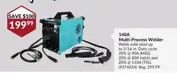 Princess Auto 140A Multi-Process Welder offer
