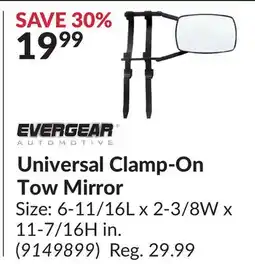 Princess Auto Universal Clamp-On Tow Mirror offer