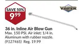 Princess Auto 36 in. Inline Air Blow Gun offer