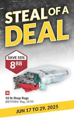Princess Auto 10 lb Shop Rags offer