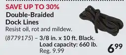 Princess Auto Double-Braided DockLines offer