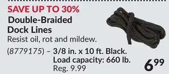 Princess Auto Double-Braided DockLines offer