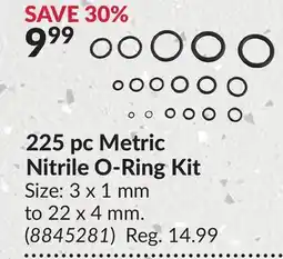 Princess Auto 225 pc Metric Nitrile O-Ring Kit offer