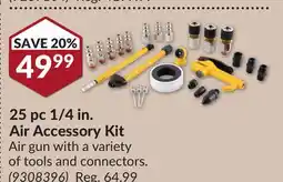 Princess Auto 25 pc 1/4 in. Air Accessory Kit offer