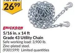 Princess Auto 5/16 in. x 14 Grade 43 Utility Chain offer