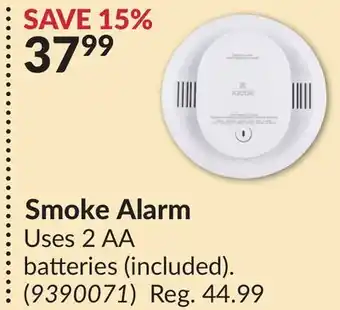 Princess Auto Smoke Alarm offer