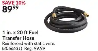 Princess Auto 1in.x20 ft Fuel Transfer Hose offer