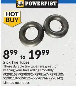 Princess Auto 2pk Tire Tubes offer