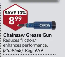 Princess Auto Chainsaw Grease Gun offer