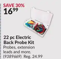 Princess Auto 22 pc Electric Back Probe Kit offer