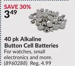 Princess Auto 40 pk Alkaline Button Cell Batteries offer