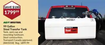 Princess Auto 99 Gallon Steel Transfer Tank offer