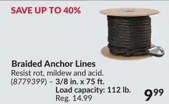 Princess Auto Braided Anchor Lines offer