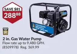Princess Auto 2 in. Gas Water Pump offer