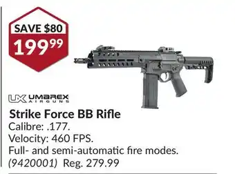 Princess Auto Strike Force BB Rifle offer