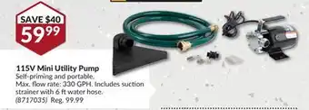 Princess Auto Power Fist 115V Mini Utility Pump offer