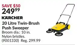 Princess Auto 20 Litre Twin-Brush Push Sweeper offer
