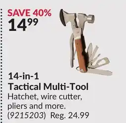 Princess Auto 14-in-1 TacticalMulti-Tool offer